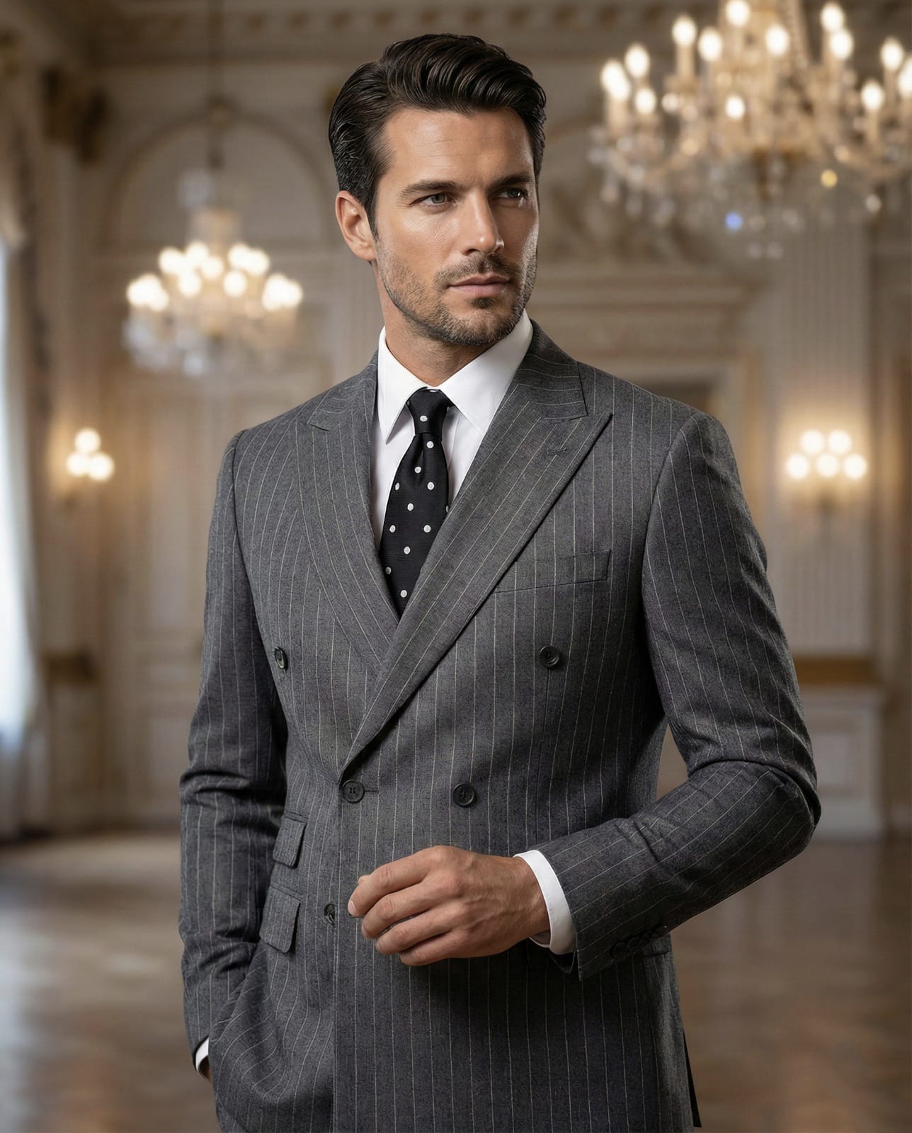 İtalyan Pinstripe Takım
